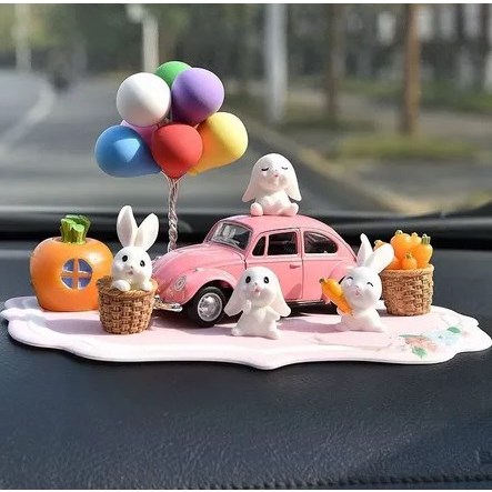 <KIDZ> PAJANGAN KUE ULANG TAHUN KELINCI RABBIT BUNNY CARROT WORTEL CAKE MINIATUR/HIASAN KUE KELINCI.