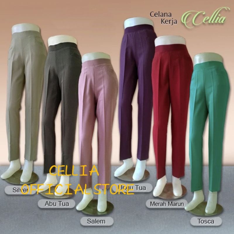 CELLIA 973 CELANA KERJA WANITA CELANA KANTOR WANITA MERK CELLIA