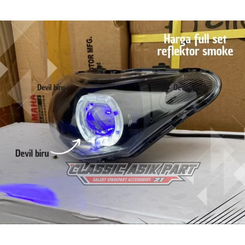 Lampu depan mio smile biled led mio smile