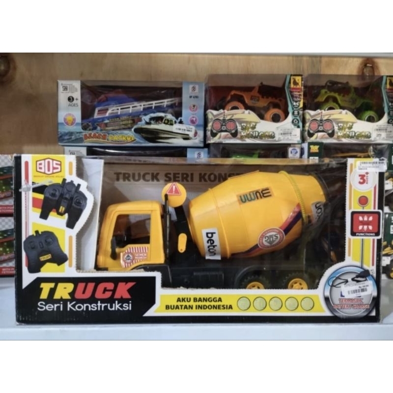Mainan Remote Control Remot RC Truk Konstruksi Jumbo model Model Construction Truck 6 Channel