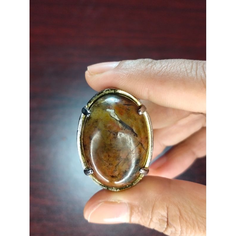 Cincin Pancawarna Batu Oncom