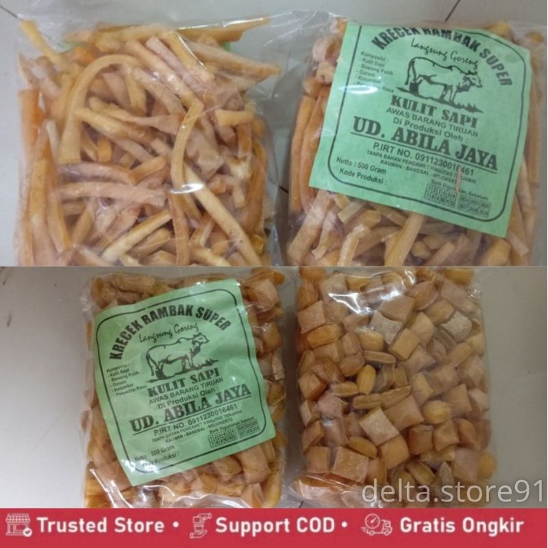 

rambak kulit krecek sapi premium 500gram