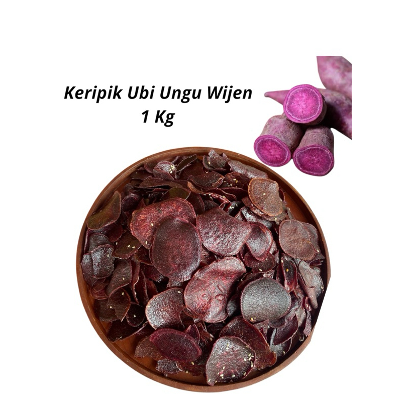 

KERIPIK UBI UNGU WIJEN 1 KG SUPER RENYAH