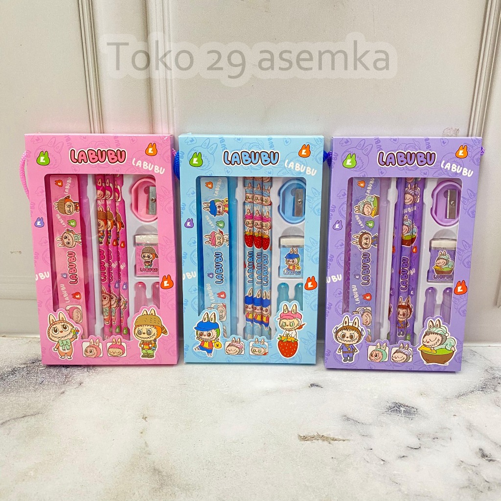 

SET ALAT TULIS BOX LABUBU 5 IN 1 SAT-1754 ALAT TULIS KANTOR SEKOLAH PERLENGKAPAN SEKOLAH TERMURAH