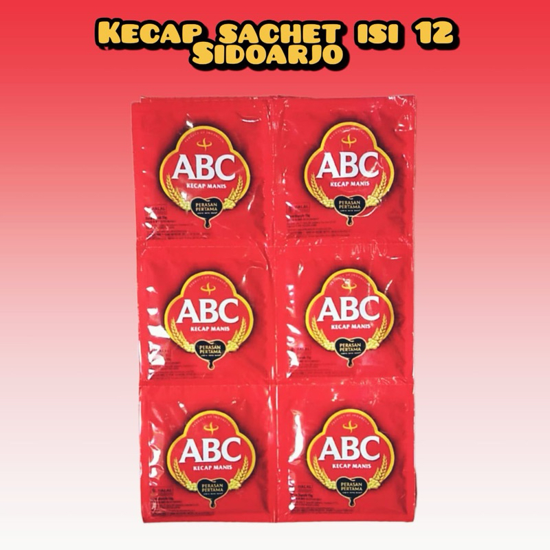 

Kecap manis ABC renceng isi 12 15gr