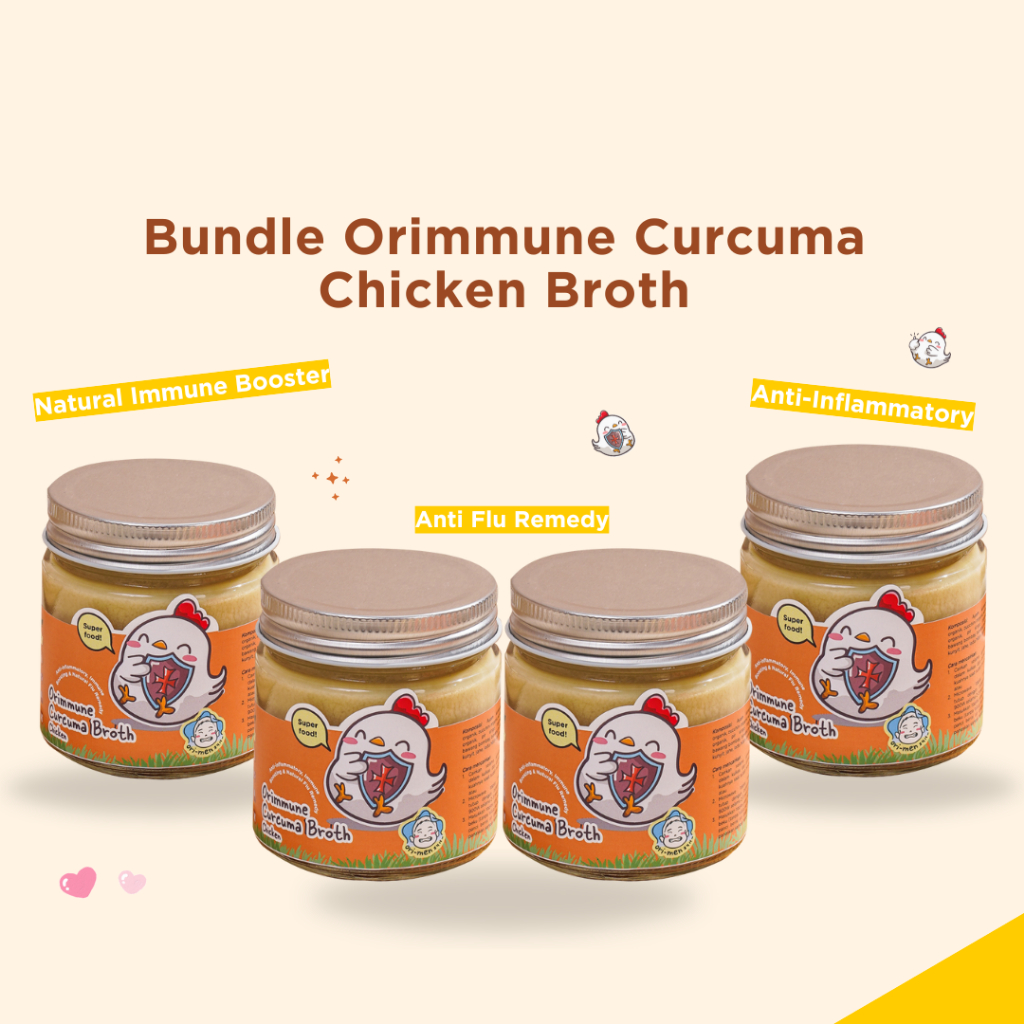 

BUNDLE - 4 pcs Orimen Orimmune Curcuma Chicken Broth Super Food Anti-Inflammatory