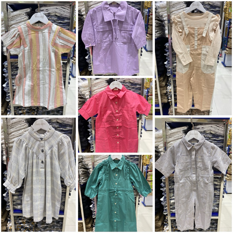 DRES DAN OVERALL PITO DITO GIRL