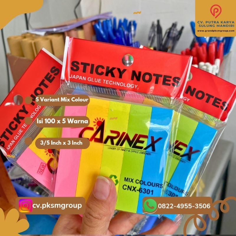 

Sticky Notes Japeng Glue Technology Mix Colour CNX-6301
