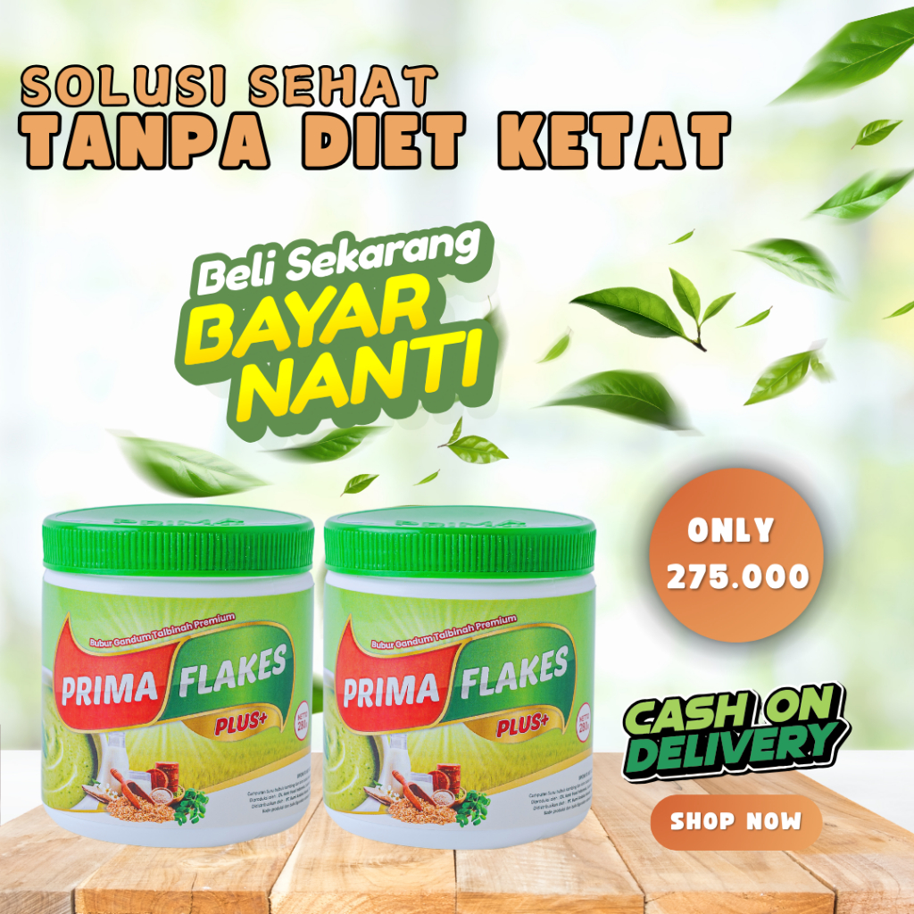 

Paket Primaflakes 2 Pcs membantu meredakan sakit asam lambung, maag, dan gerd, Bubur gandum talbinah, Pengganti makan, herbal original