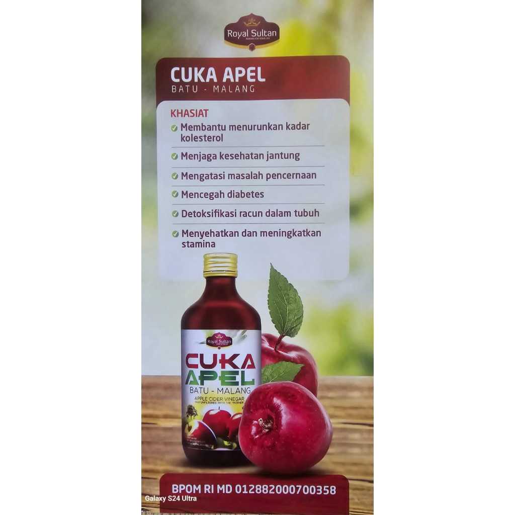 

CUKA APEL ORIGINAL BPOM UKURAN 300 ML