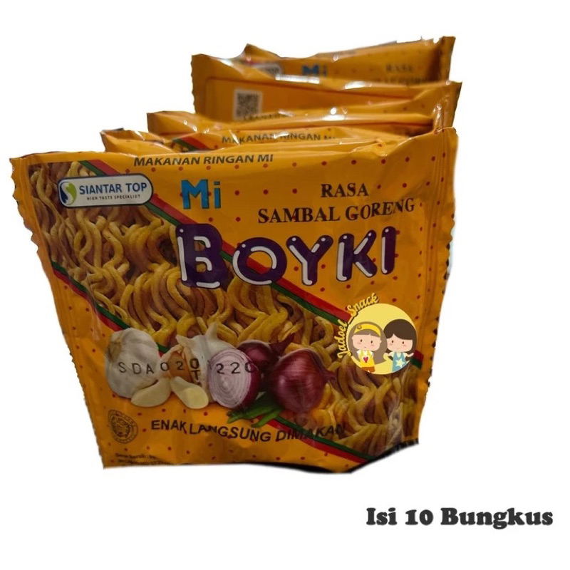 

Mie Boyki 10 Bungkus x 9 Gr Rasa Mie Goreng Jadul By Jadoel Snack