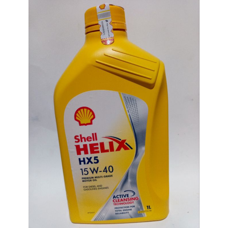 Shell Helix Hx5 15W-40 1Liter OLI SHELL OLI MOBIL