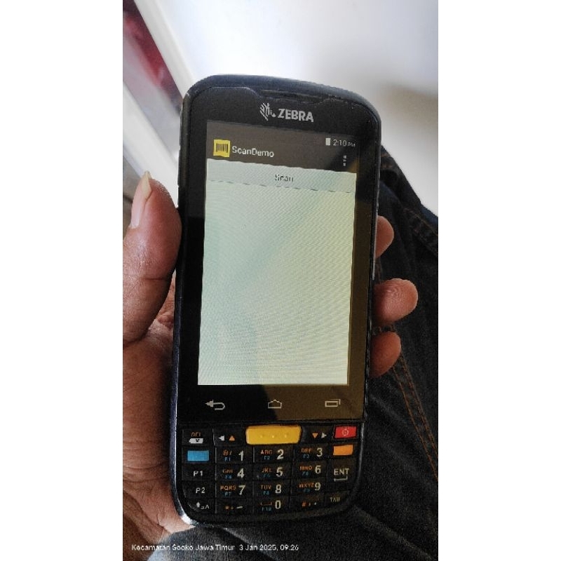 HP ZEBRA MC36/ ANDROID KITKAT/ SCANNER