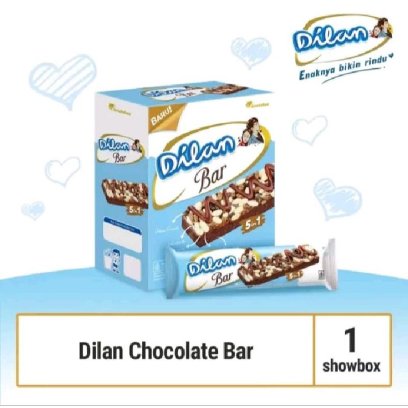 

Dilan Chocolate Bar 18gram / 12 pcs