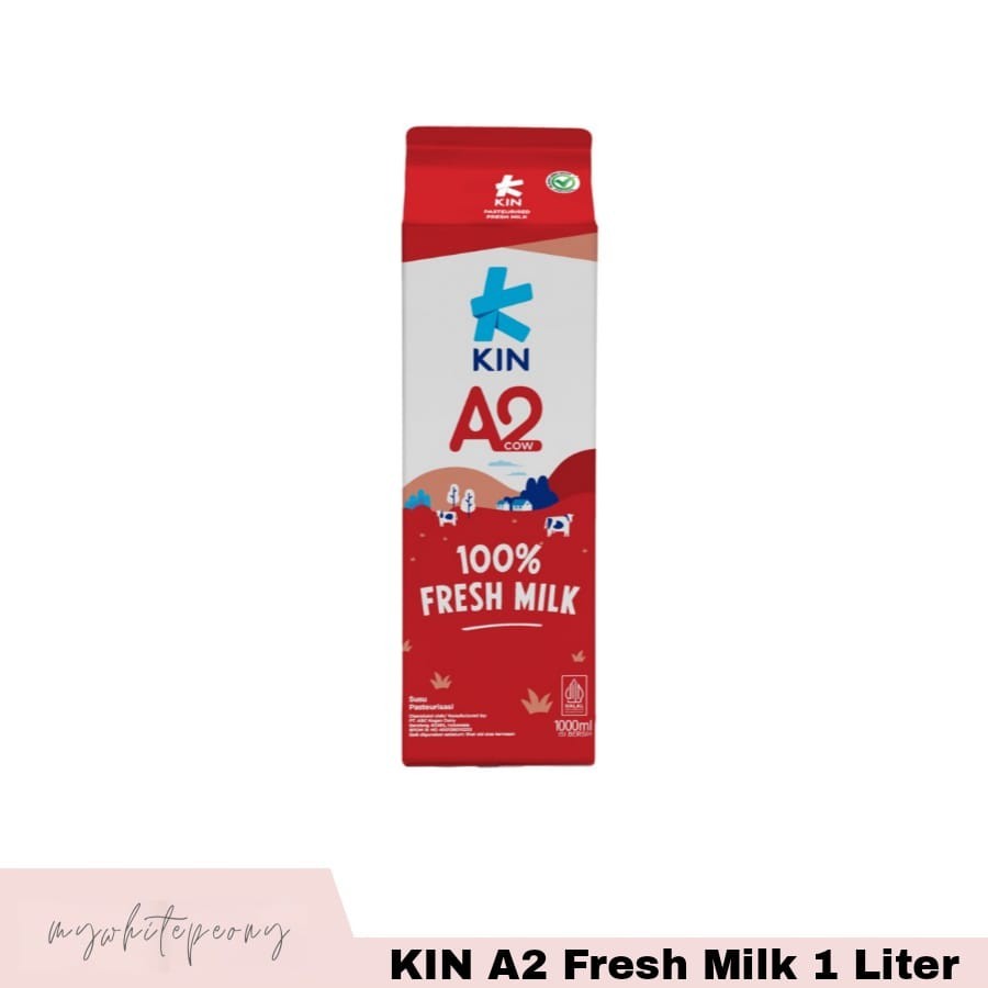 

KIN A2 Pasteurised Fresh Milk Full Cream / Susu Fresh Milk 1 Karton