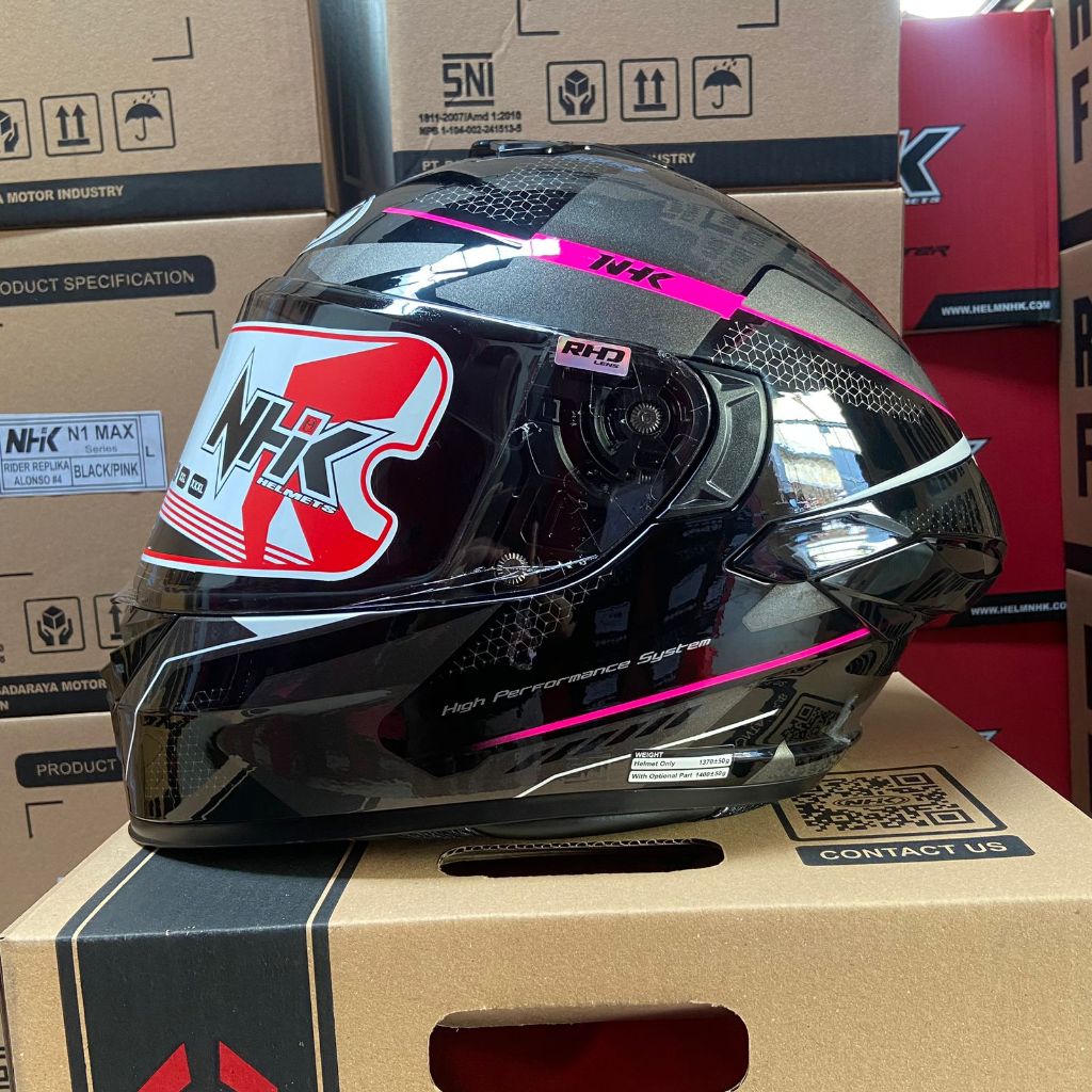 Helm NHK MARK 1 Elite Anomalistic Black Pink
