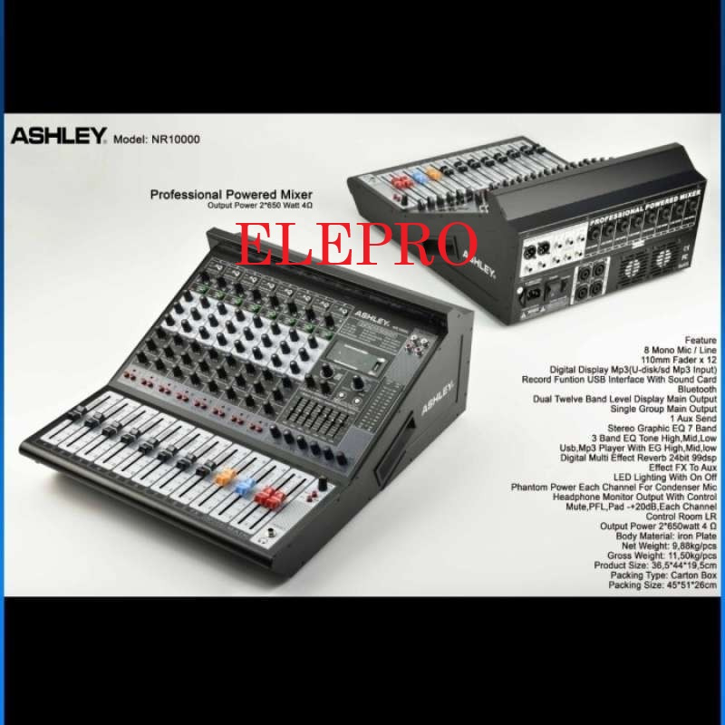 Power mixer Ashley NR10000 nr 10000 original