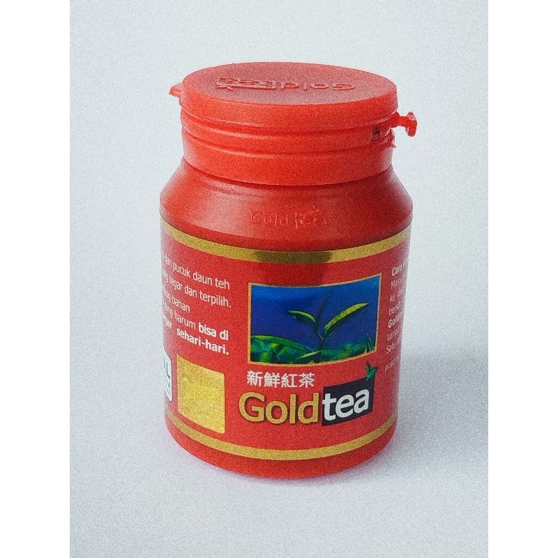 

GOLDTEA Teh Hitam ASLI Tersedia ukuran premium 60 gr 75 gr