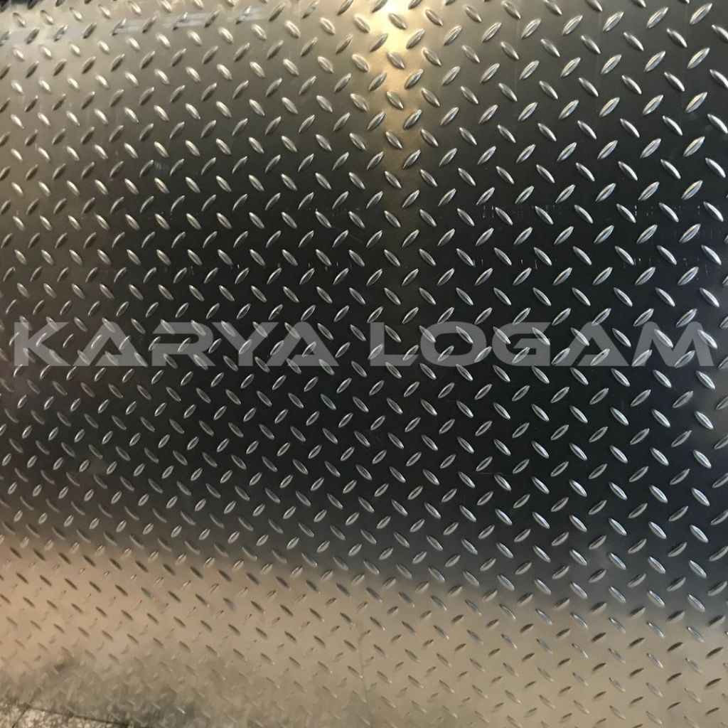 Plat Bordes Cetak / Plat Kembang Alumunium 0.8 mm x 100 cm x 200 cm