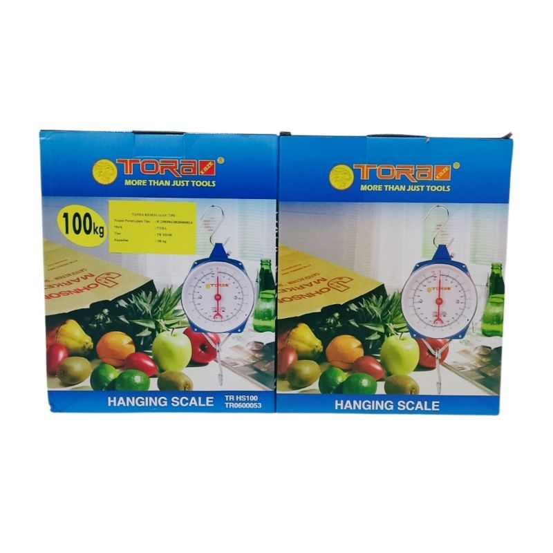 Tora Timbangan Gantung Pegas Jarum 25kg - 100kg Analog