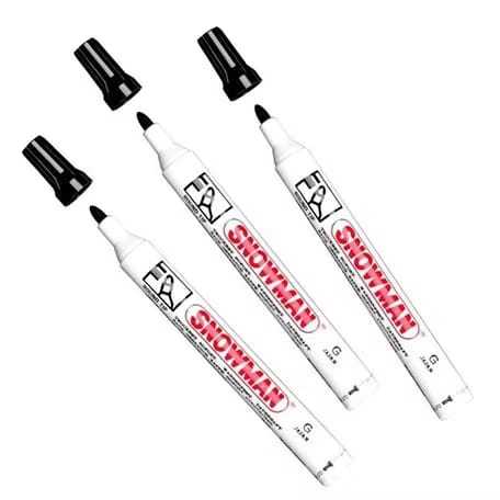 

Terlaris Spidol Snowman Permanen G-12 Hitam/Permanent Marker G12 Black