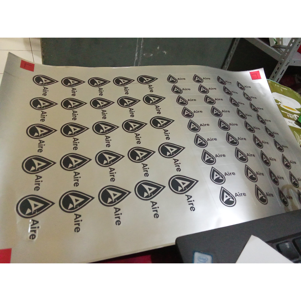 

Sticker Silver A3 dan Cutting