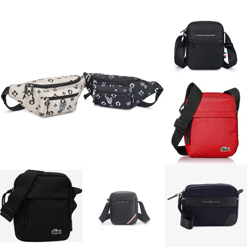 Tas slempang pria import / Tas pria import waistbag pria Slingbag pria