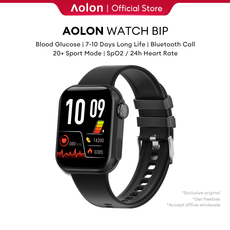 Aolon BIP Smart Watch HRV & Blood Glucose Monitoring HD Bluetooth Call  Smartwatch 24H Health Monito