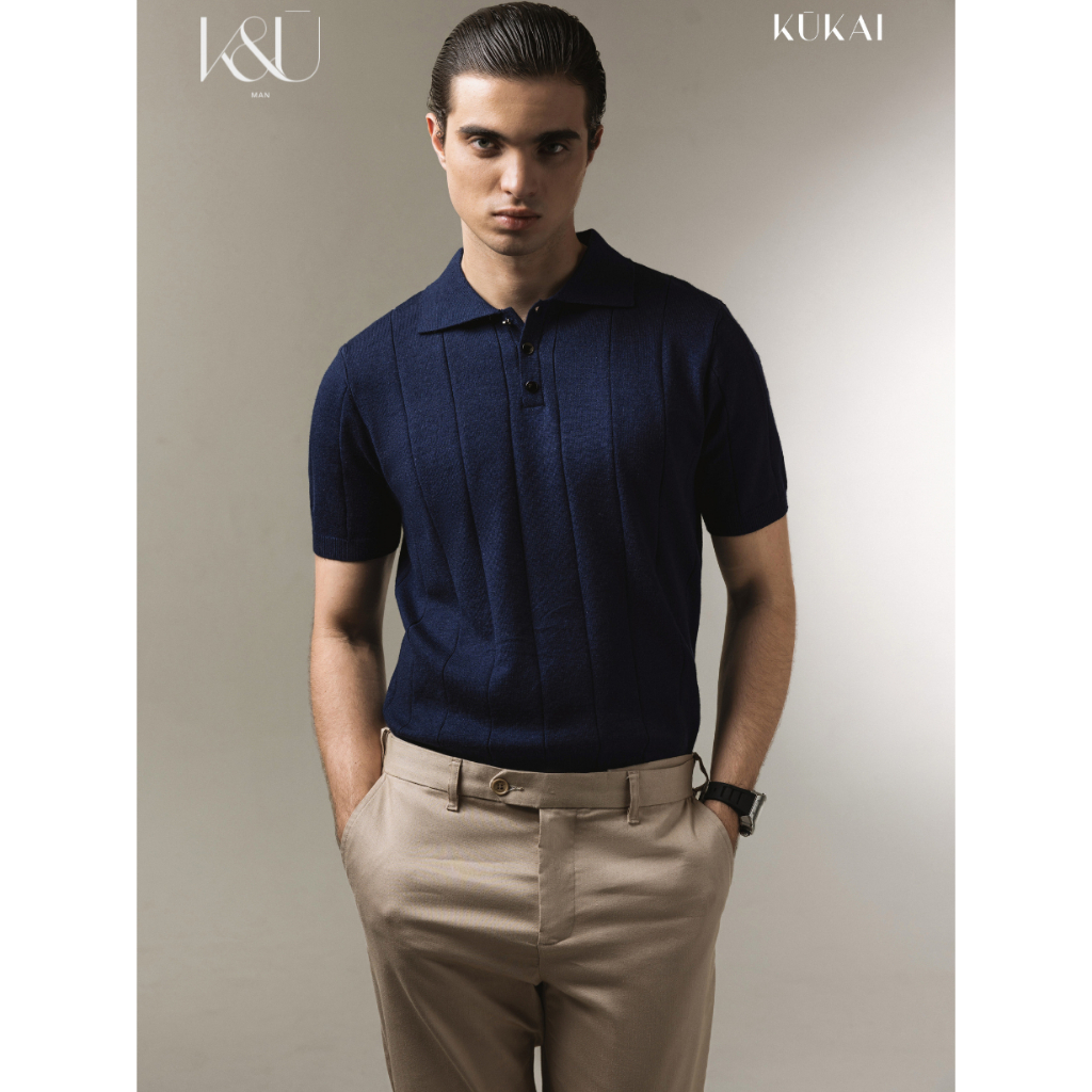 KUKAI Man | Prestige Polo Top - Kaos Polo Rajut Pria