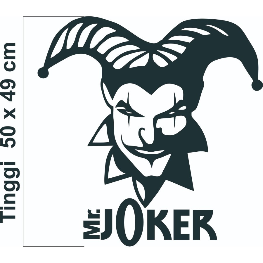 stiker cutting pintu mobil joker