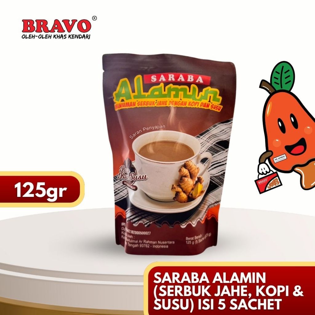 

SARABA ALAMIN (minuman serbuk jahe dengan kopi dan susu)
