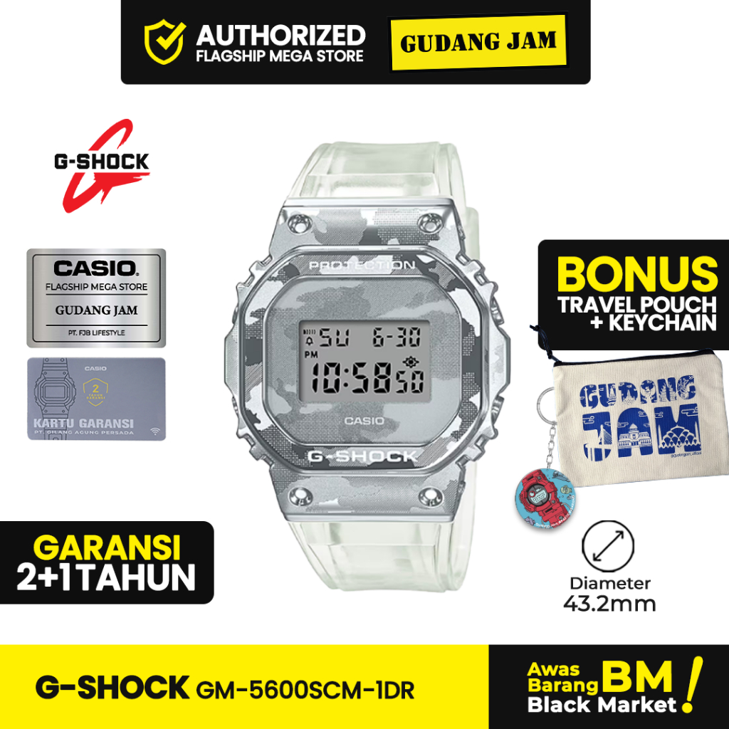 Jam Tangan G-Shock GM-5600SCM-1DR GM-5600SCM GM-5600 GM5600SCM GM 5600SCM