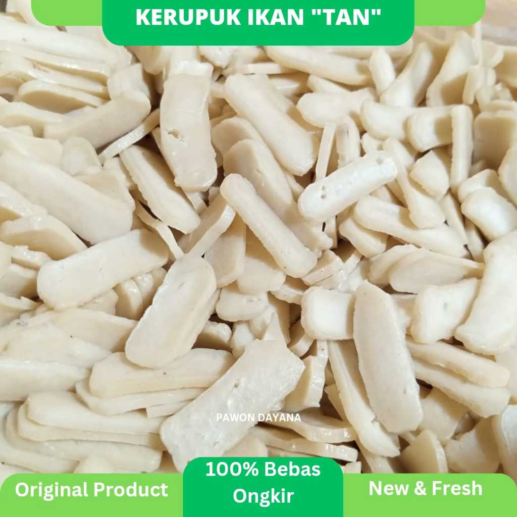 

Kerupuk Ikan Kecil "TAN" Mentah / Kerupuk Ikan Kecil Super / Kerupuk Ikan Palembang Tenggiri Mentah