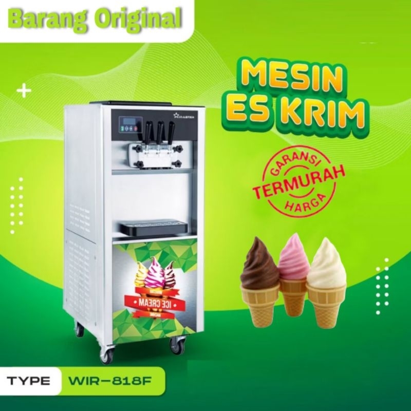 Star+ Mesin Es Krim Soft lce Cream Machine EsCream WIR-818T WIRASTAR 3 Tuas Table Model