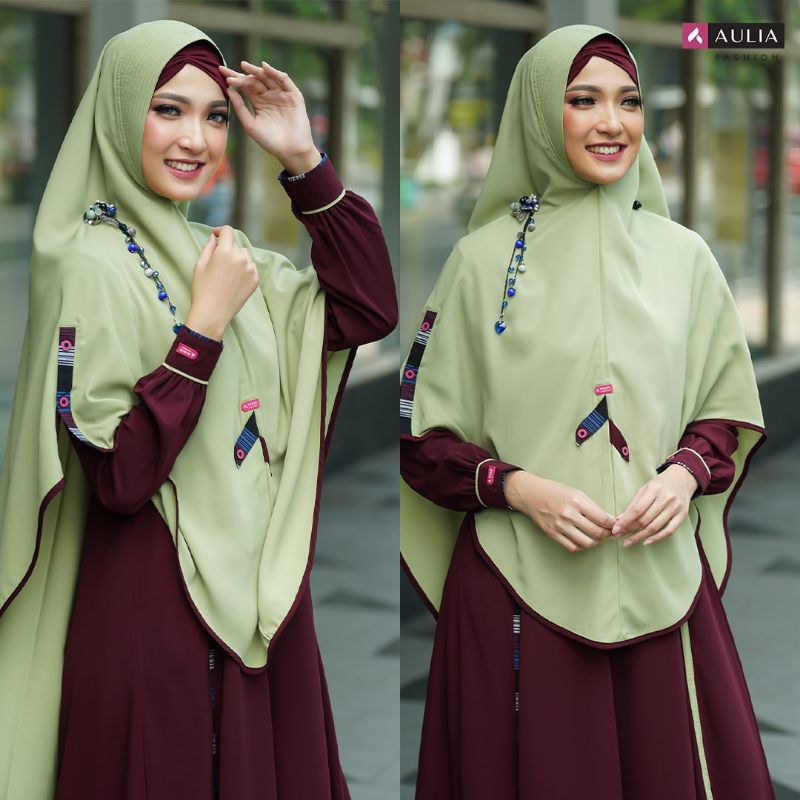 PROMO SPESIAL AWAL TAHUN DISKON 50%, SET GAMIS SILVANA PENNSYLYANIA BY AULIA FASHION BARANG ORIGINAL
