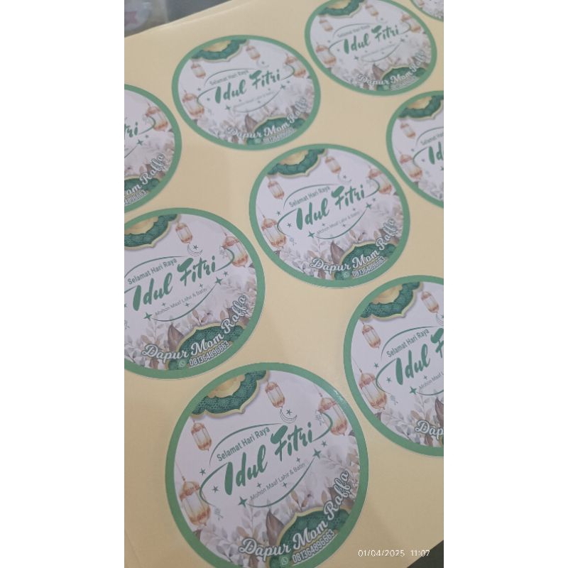 

Sticker Idul Fitri Bulat isi 50pcs