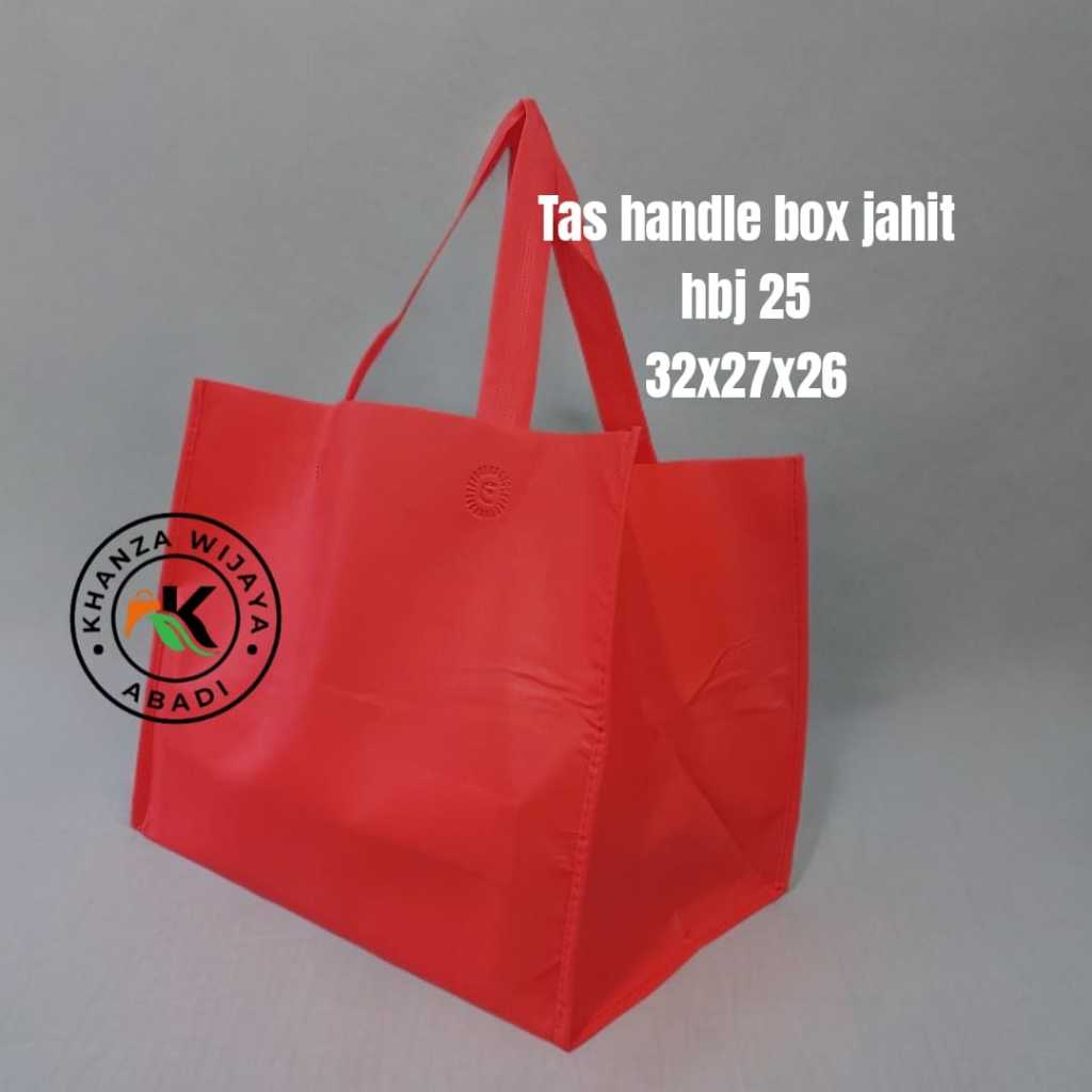 

Spunbong Bag 32x27x26 / Tas Spunbond Box HBJ 25 / Tas Box Jahit / Harga Lusinan