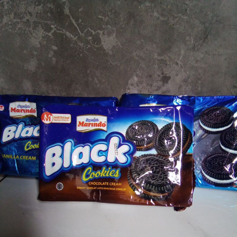 

BISKUIT BLACK COOKIES MARINDO SUPERQUIN 250 GRAM |BISKUIT LEZAT|COOKIES VANILA|COOKIES COKLAT|OREO|GORIORIO|BISKUIT COKLAT DAN VANILA LAPIS CREAM|MAKANAN RINGAN|SNACK|