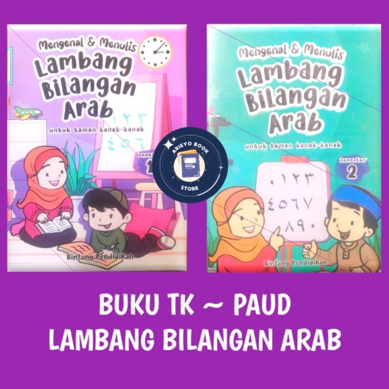 Original | BUKU TK PAUD | BUKU MENULIS LAMBANG BILANGAN ARAB