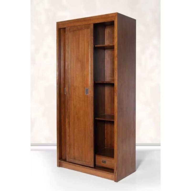 lemari pakaian minimalis sliding pintu dua