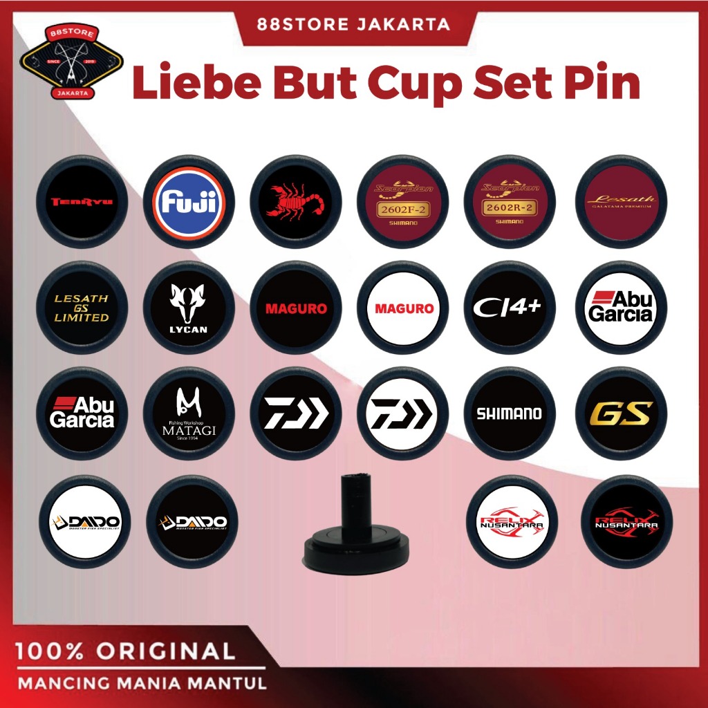 88storejakarta Liebe But Cup variasi joran c14+/lesath gs/scorpion/sc2602r/lesath galatama premium
