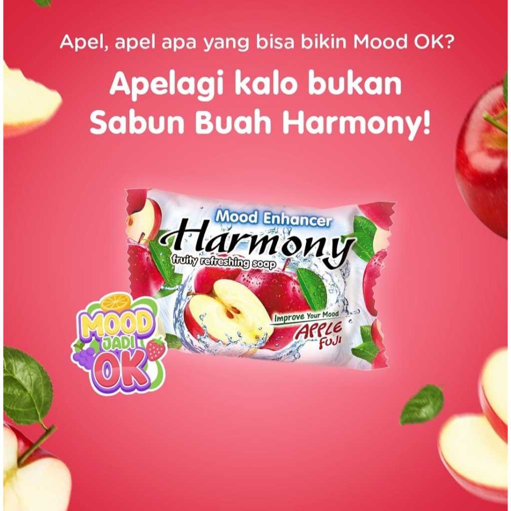 HARMONY sabun batang aroma APEL FUJI