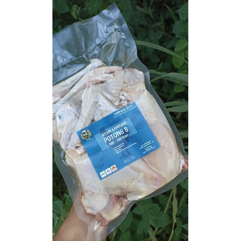 

Ayam Kampung Potong 8 Frozen 800 Gram - Kampoeng Sejati