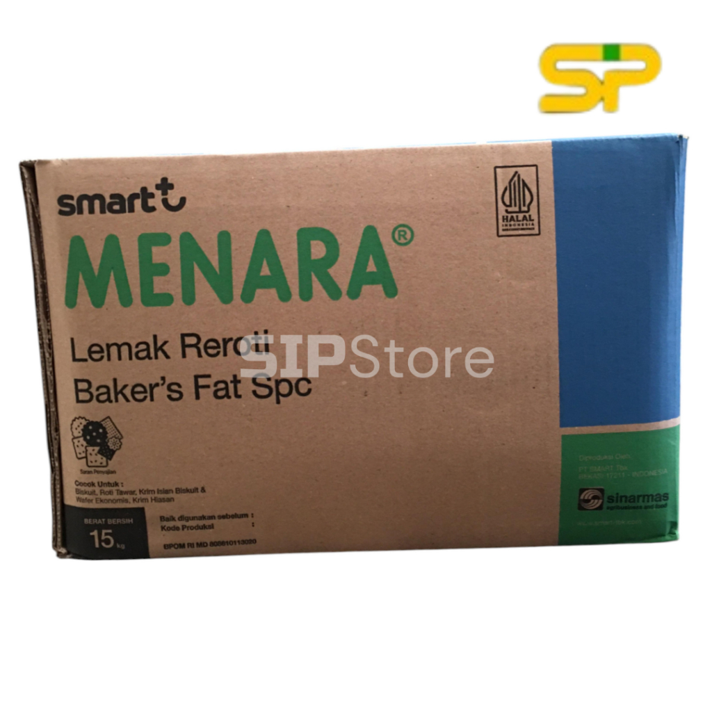 

MENARA Baker's Fat Spc @15kg / Shortening Ekonomis / Mentega Putih 15kg