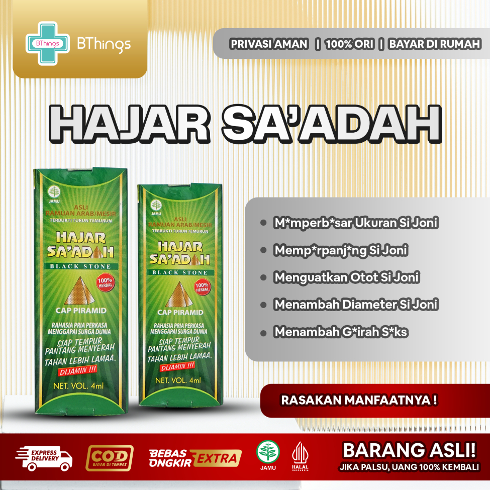 Hajar Saadah Minyak Hajar Jahanam Aman 100% Original