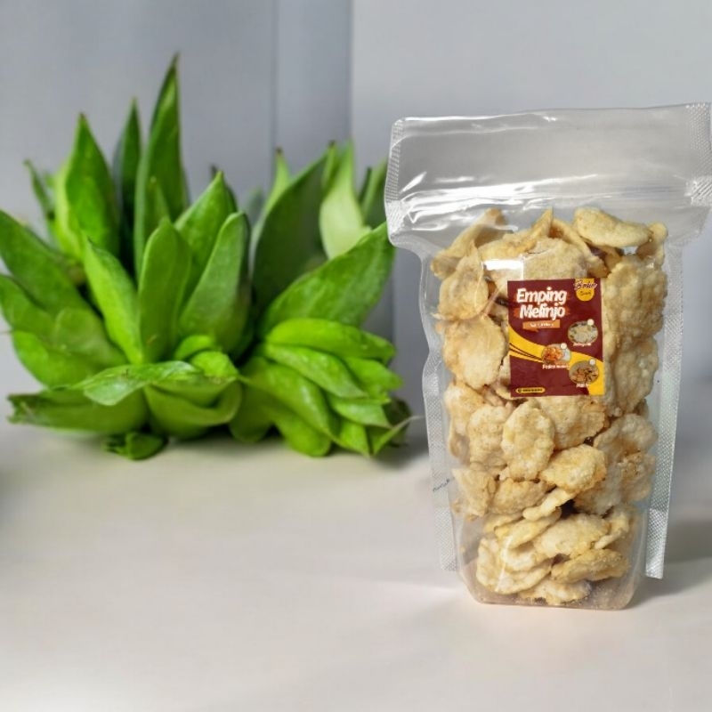 

Emping melinjo matang asin gurih Original asli Ciwaringin Cirebon