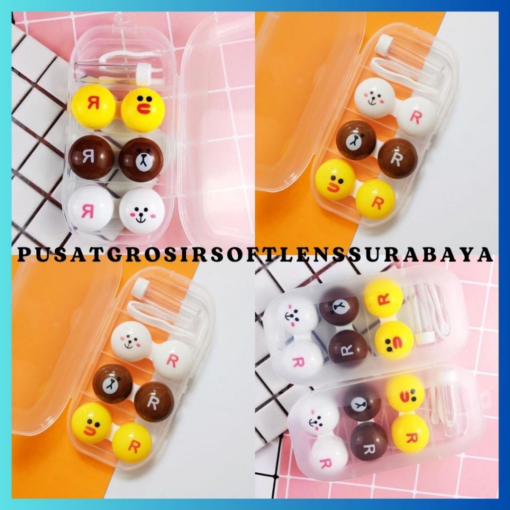 KOTAK SOFTLENS 3IN1 BASIC / WADAH SOFTLENS / TRAVEL KIT / CASE SOFTLENS / LENSCASE ///// SOFLEN / SO