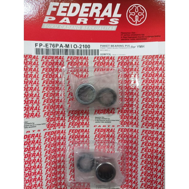 BEARING PULLY SET FEDERAL PARTS MIO/MIO J FP-E76PA-MIO-2100