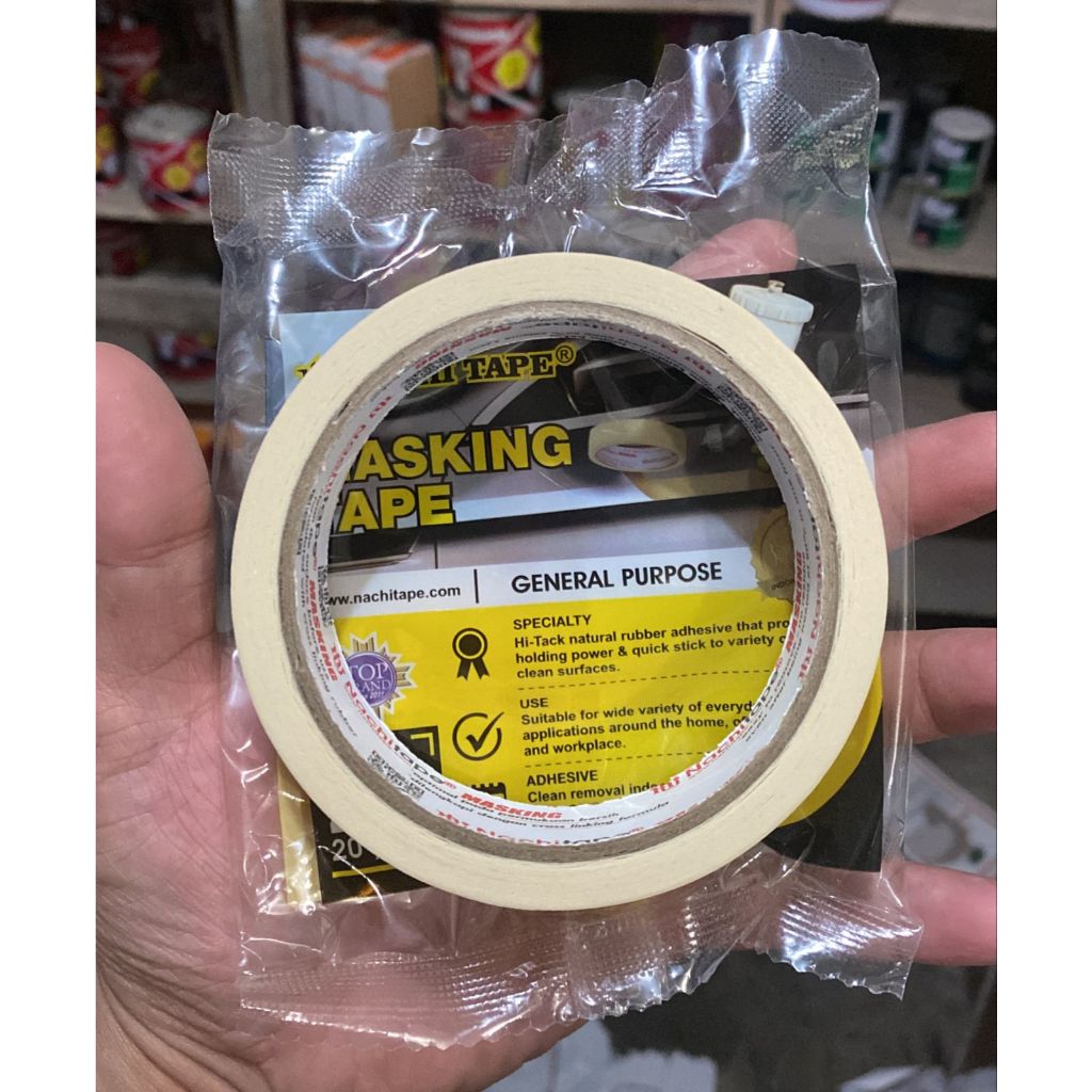 

Isolasi Kertas / Masking Tape Nachi 24MM x 20y (18 METER)