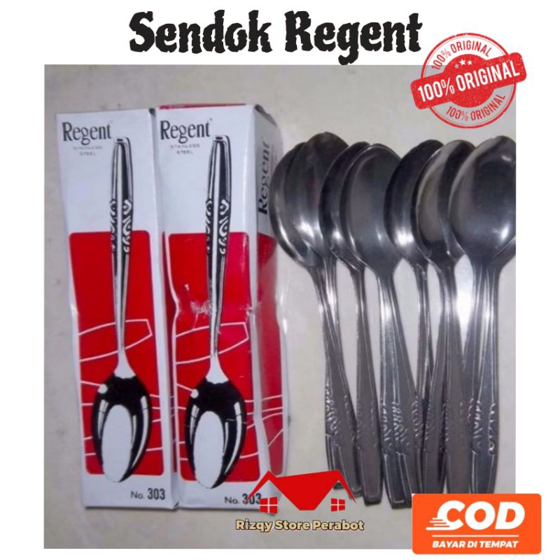 Sendok Regent Original/Sendok Makan tebal murah/1 Lusin/12 pcs/Sendok Murah